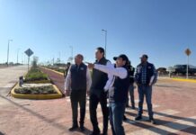 Revisa Alfonso Martínez últimos detalles de la avenida Amalia Solórzano