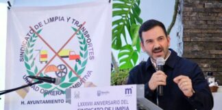 Yankel Benítez reconoce labor del Sindicato de Limpia y Transportes en su LXXXVIII aniversario