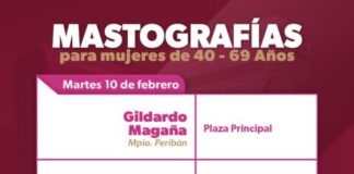 Mastografías gratuitas llegarán a seis municipios: SSM