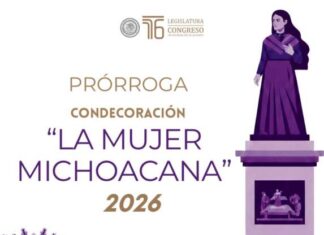 Congreso extiende hasta el 1° de marzo registro para la Condecoración “La Mujer Michoacana 2026