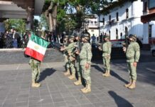 El Ejército y la Guardia Nacional realizan ceremonia de Honores a la Bandera