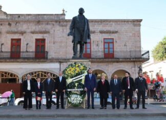 Ayuntamiento de Morelia conmemora CCXX Aniversario del Natalicio de Benito Juárez