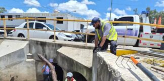 Gobierno de Morelia supervisa flujo de drenes Barajas y Arroyo de Tierra