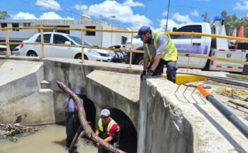 Gobierno de Morelia supervisa flujo de drenes Barajas y Arroyo de Tierra