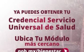 Continúa registro de Adultos Mayores y Personas con Discapacidad al Servicio Universal de Salud