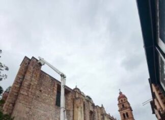 Gobierno de Morelia refuerza acciones de conservación en el Templo de San Agustín