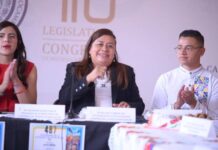 Acompaña Belinda Iturbide presentación de actividades por 487 Aniversario de la Tenencia de Santa Fé del Río