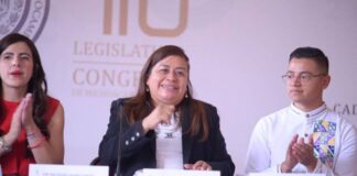 Acompaña Belinda Iturbide presentación de actividades por 487 Aniversario de la Tenencia de Santa Fé del Río