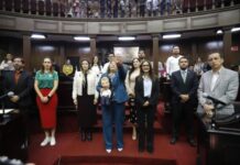 Julieta García Zepeda llega al Congreso: rinde protesta como diputada de Morena
