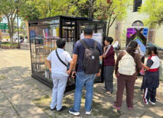 SeCultura Morelia detalla dinámica de préstamo de libros en cabinas de lectura