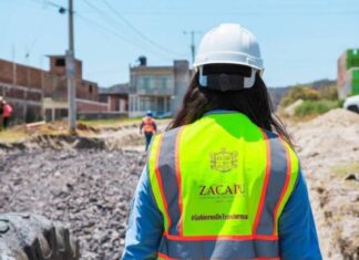 Supervisa Mónica Valdez Pulido avance de obras que transforman la infraestructura de Zacapu