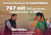 SSM atendió a más de 379 mil personas durante Semana Nacional de Salud