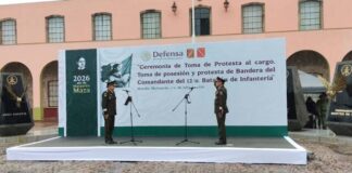Toma protesta Comandante del 12/o. Batallón de Infantería en Michoacán