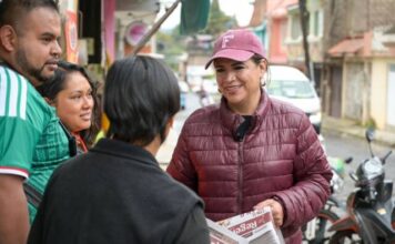 Con brigadas permanentes, Fabiola Alanís fortalece la organización territorial de la Cuarta Transformación en Michoacán
