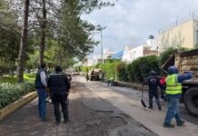 Programa de Reencarpetamiento de vialidades interviene avenida Montaña Monarca