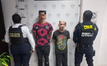 Policía Morelia detiene a dos hombres por presunta privación de la libertad