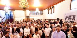 Sector educativo de Michoacán cierra filas con Raúl Morón