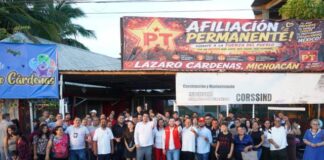 Apadrina Reyes Galindo apertura de Casa de Afiliación del PT en LC