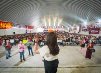 Respaldo multitudinario en Los Reyes; Gladyz Butanda llama a defender la transformación