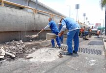 Con trabajo integral, Ooapas repara fuga sobre Avenida Acueducto