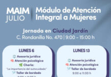 Módulos de Atención Integral de Semmujeris acercan servicios especializados gratuitos a las mujeres