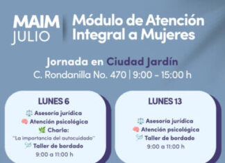 Módulos de Atención Integral de Semmujeris acercan servicios especializados gratuitos a las mujeres