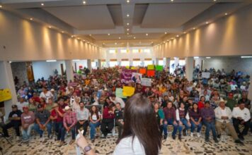 Gladyz Butanda pisa fuerte en La Piedad; reúne a más de mil 500 personas en defensa de la transformación