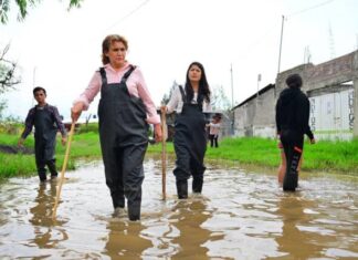 Gobierno de Morelia brinda apoyo a familias afectadas por lluvias en colonia Benito Juárez