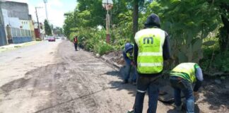 Gobierno de Morelia mantiene labores de bacheo en distintos puntos del municipio