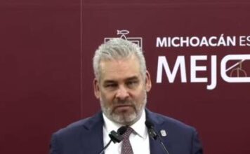 CPKC, con nulo interés de atender demandas para para sacar las vías del tren de Morelia: Bedolla