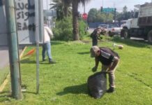 Gobierno de Morelia realiza labores de limpieza y mantenimiento en Libramiento Sur