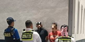 Asegura Policía Morelia a dos personas por presuntos delitos contra la salud