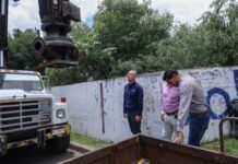 Supervisa Adolfo Torres acciones emergentes para restablecer el servicio en el rebombeo Guillermo Prieto