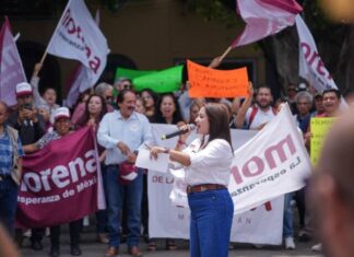 Intensifica Gladyz Butanda defensa de la transformación con más trabajo en territorio
