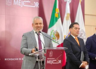 Se movilizan comuneros de Arantepacua en Morelia; Gobierno de Michoacán reitera mesa de diálogo