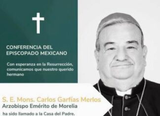 Muere Carlos Garfias Merlos, Arzobispo Emérito de Morelia