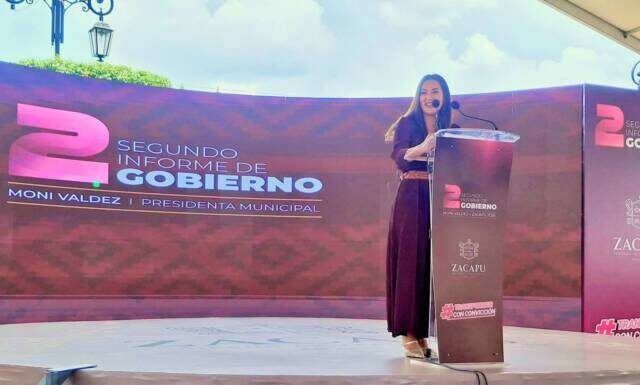Zacapu cambió de rumbo con obras, gestión y resultados para las familias: Mónica Valdez, rinde informe ante más de cinco mil asistentes