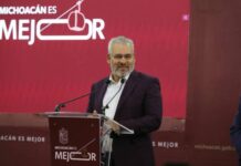 Anuncia Bedolla Centro Regional de Fusión de Inteligencia en Uruapan para combatir la extorsión