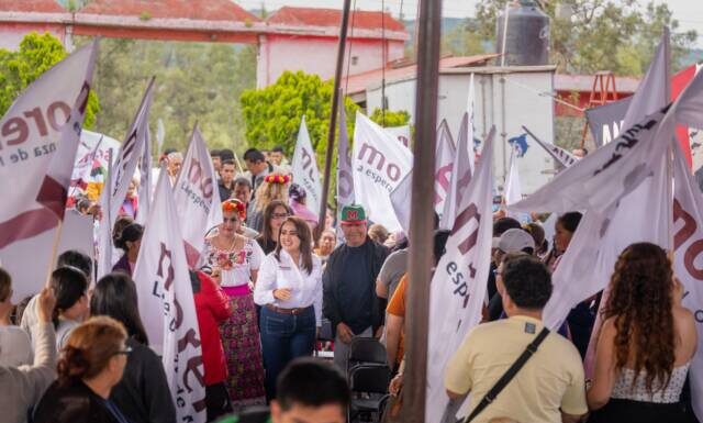 Gladyz Butanda abandera en Capula la lucha pacífica por la transformación