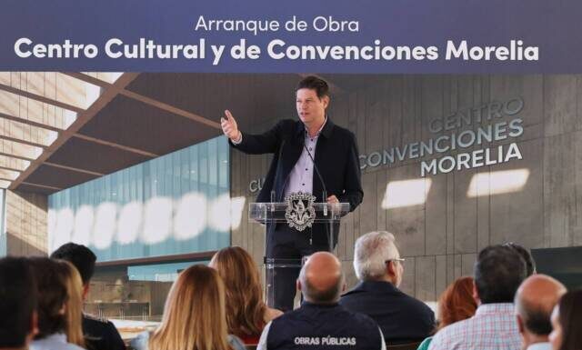 Alfonso Martínez proyecta obras estratégicas con Centro Cultural y de Convenciones de Morelia