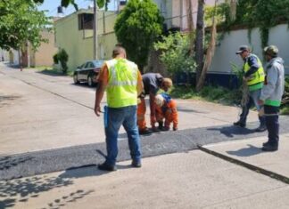Gobierno de Morelia atiende solicitudes ciudadanas con balizamiento de reductores de velocidad