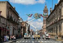Morelia se viste de colores Patrios