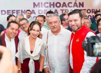 Reyes Galindo reitera respaldo a Raúl Morón para continuar con la transformación en Michoacán