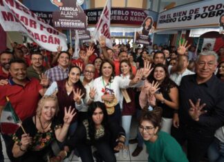 Fabiola Alanís fortalece la articulación territorial de Morena en Michoacán