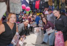 Brigadas morenistas de Gladyz Butanda inundan “El Audi” en defensa de la 4T
