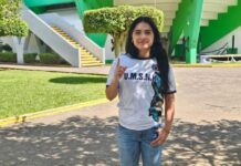 LA NICOLAITA, MIRANDA LÓPEZ, SATISFECHA CON SU PRIMERA EXPERIENCIA INTERNACIONAL EN NATACIÓN