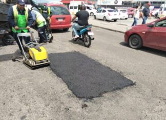 Gobierno de Morelia continúa bacheo en distintos puntos del municipio
