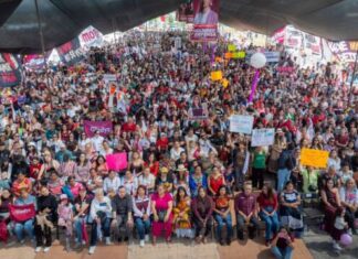 Más de 7 mil mujeres arropan a Gladyz Butanda: son protagonistas de la transformación