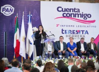 En Segundo Informe Legislativo Tere Herrera destaca como ejes centrales la defensa de la vida, la familia y los valores