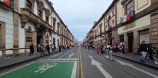 Gobierno de Morelia mantiene dispositivo de orden en el Centro Histórico